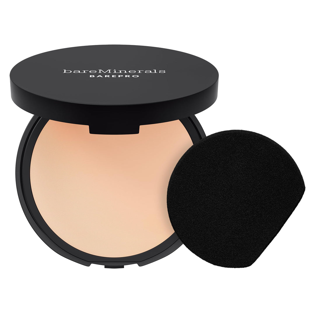 Compact matte powder foundation in neutral fair shade, 8 g pan with mirror