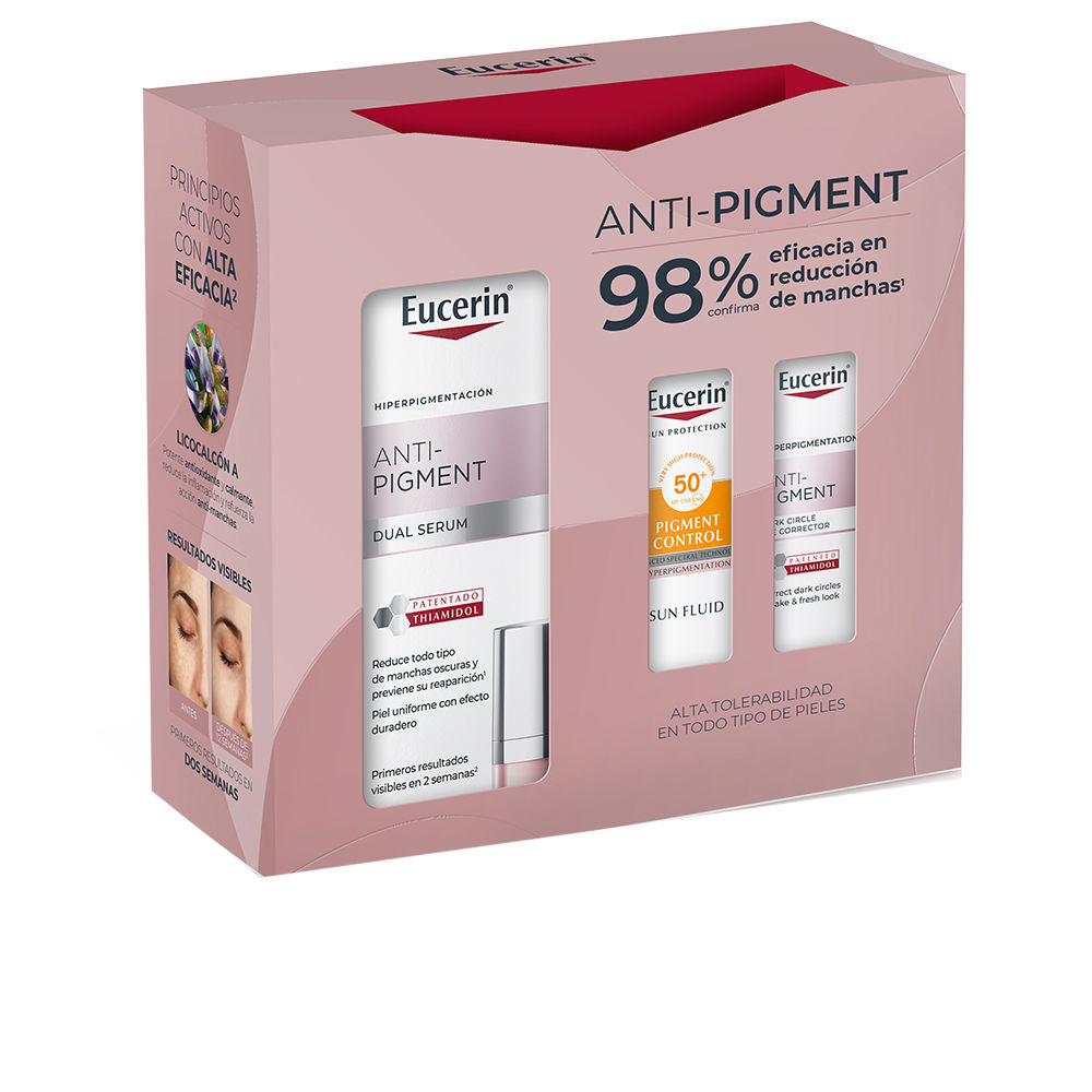 Eucerin anti‑pigmentation serum bottle for even, radiant skin