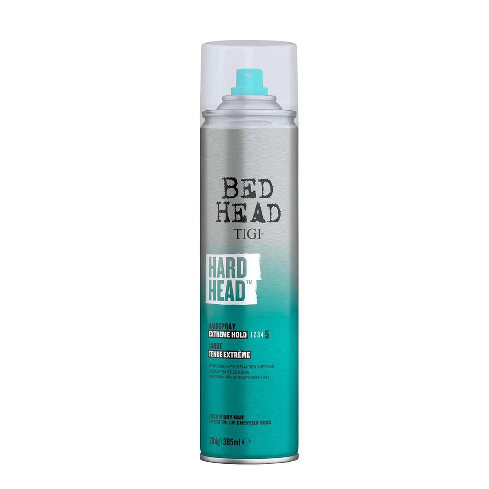 Aerosol hairspray can, 385 ml, strong hold satin finish for Unisex styling