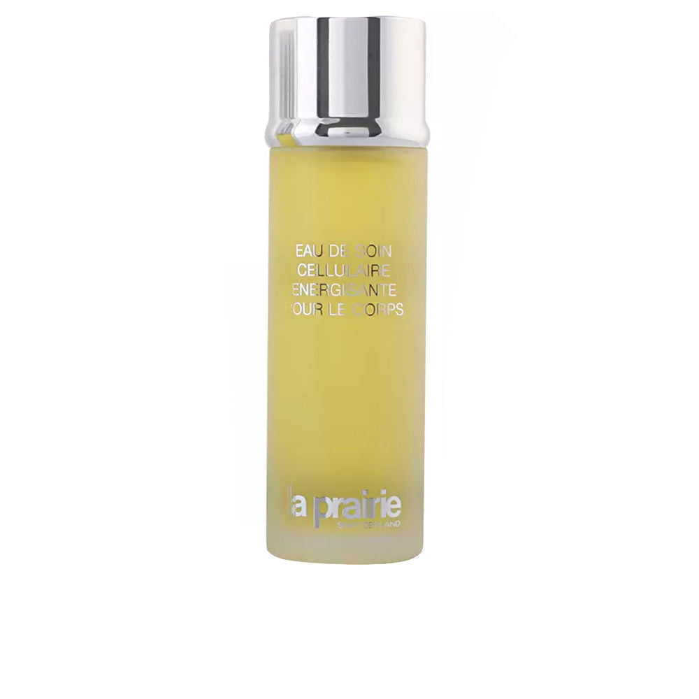 La Prairie body mist bottle delivering hydrating, lightly scented spray for all skin types