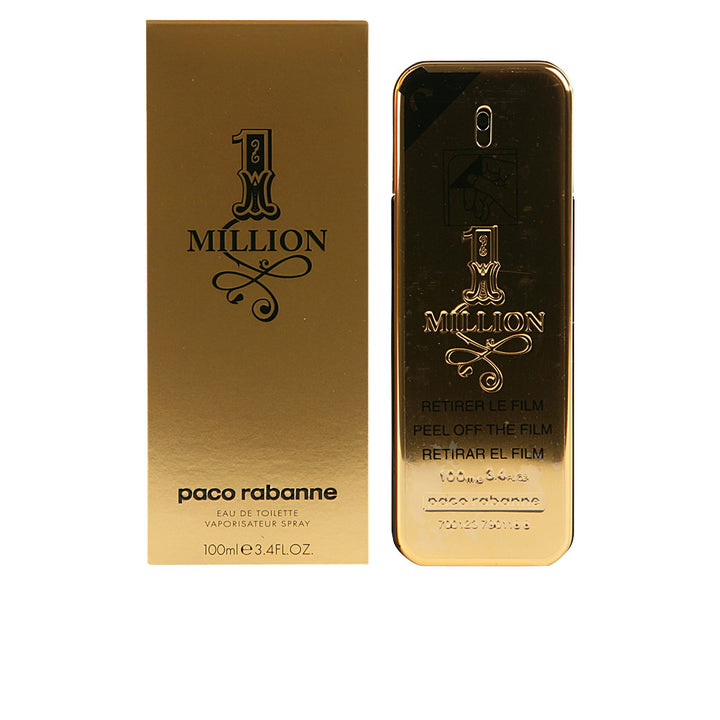 Gold ingot-shaped 100 ml Eau de Toilette bottle, spiced woody fragrance for Man