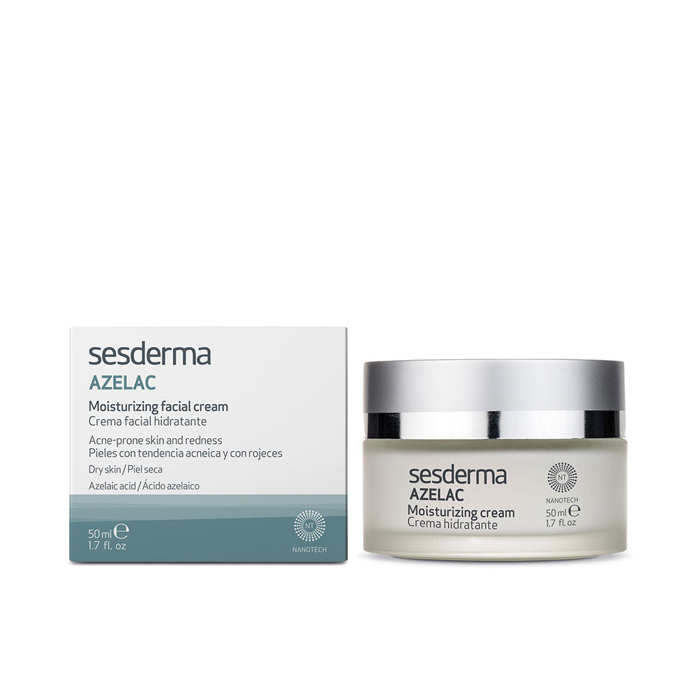 Jar of Sesderma Azelac hydrating cream for redness-prone, sensitive skin