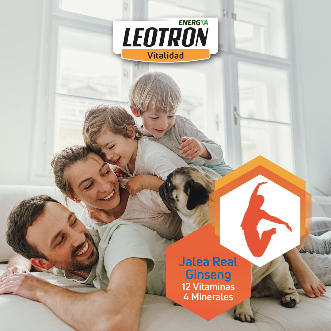 Bottle of Leotron Complex capsules with 90+30 count, dietary supplement for energy