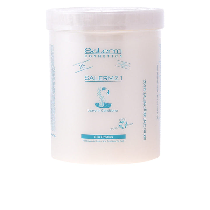 1 litre bottle of leave‑in silk protein conditioner for Unisex hair care