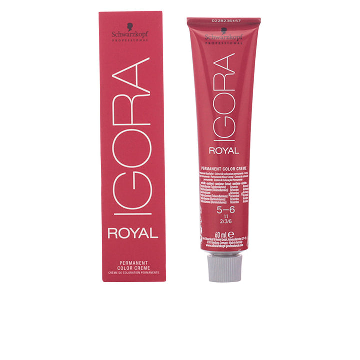 60 ml tube of chestnut permanent cream hair colour, high‑definition pigment formulation