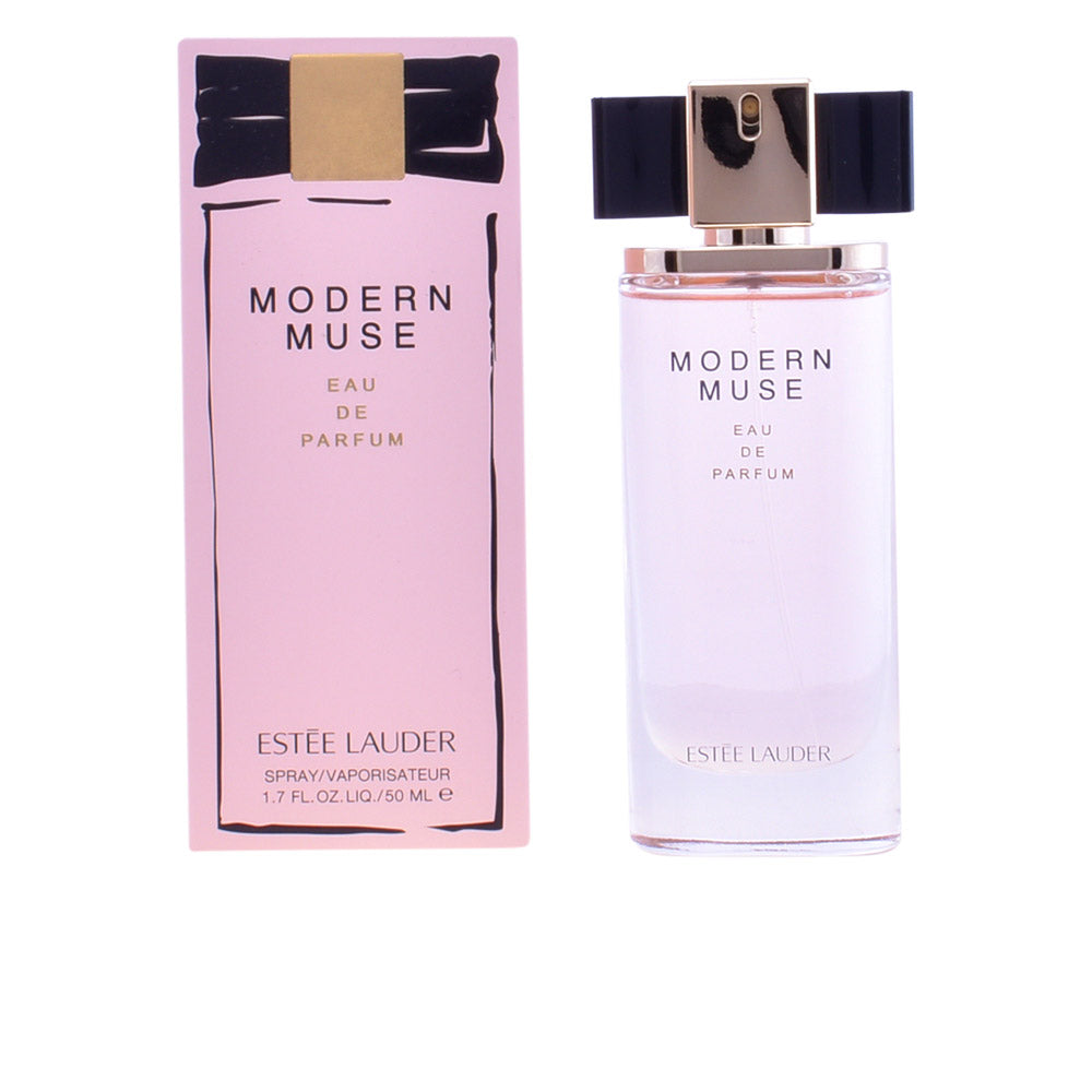 50 ml floral‑woody eau de parfum in sculptural bottle with ribbon‑loop atomiser