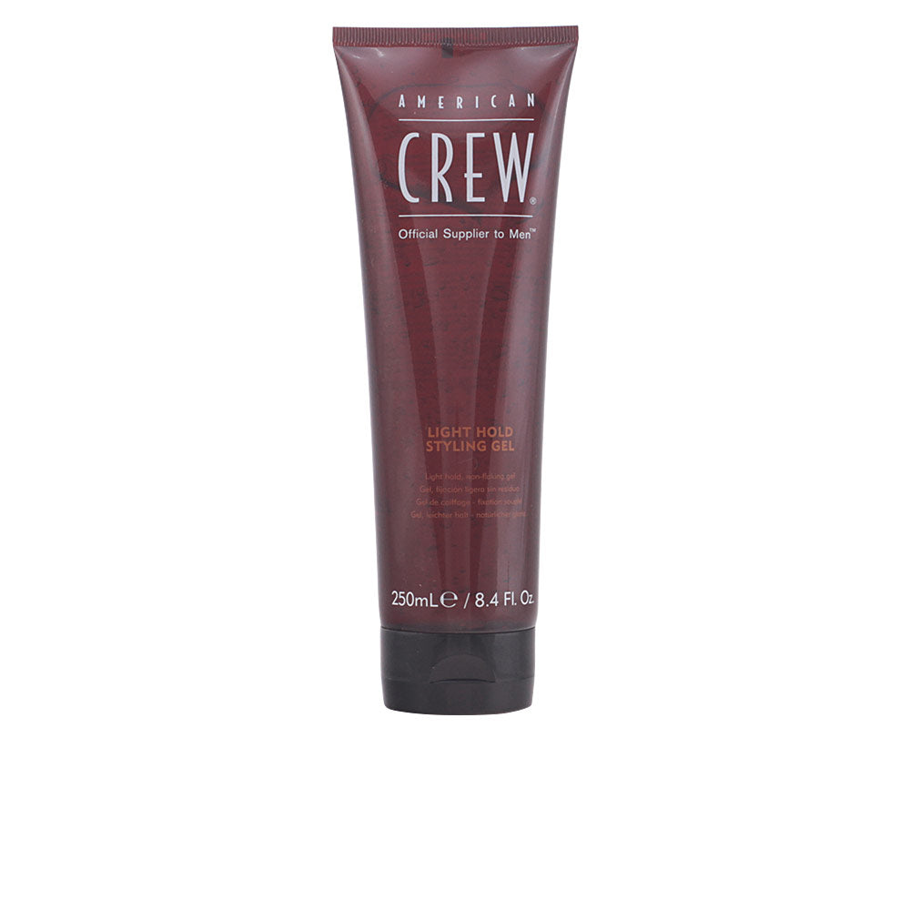 250 ml clear light-hold styling gel bottle, alcohol-free, with ginseng and sage