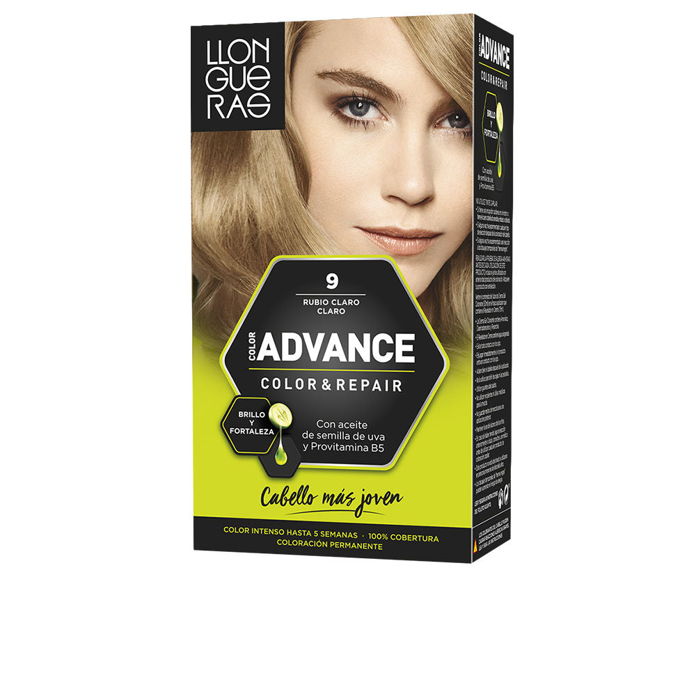 Tube and cream developer set for ash dark blonde permanent hair colour