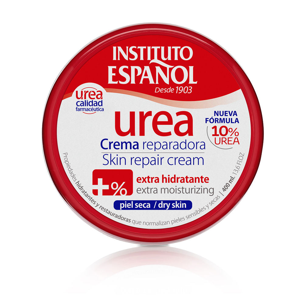 Jar of Instituto Español body cream labeled Urea for intensely hydrated skin