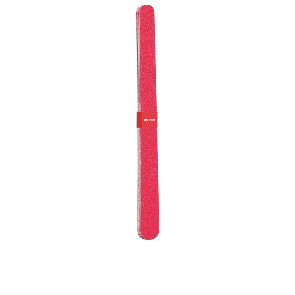 Pack of four corundum-coated nail files, aluminium core, varied lengths