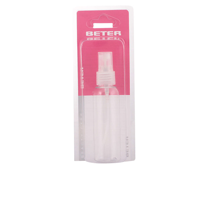 60 ml clear plastic refillable perfume atomiser with spray nozzle for Unisex use