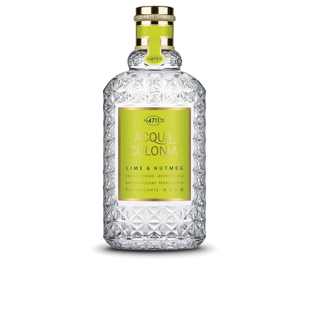 170 ml lime and nutmeg eau de cologne spray, unisex fragrance bottle