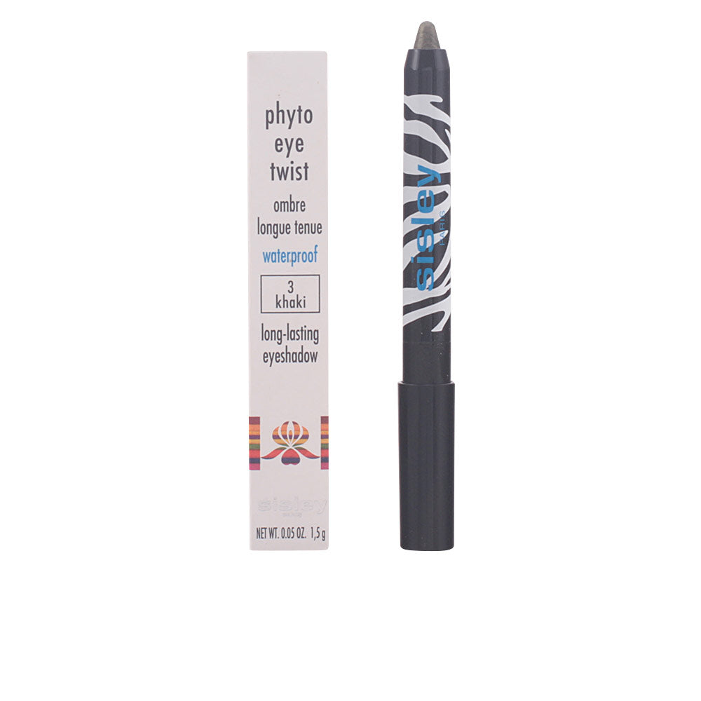Khaki jumbo eye pencil in zebra-print retractable casing, creamy finish, 1.5 g