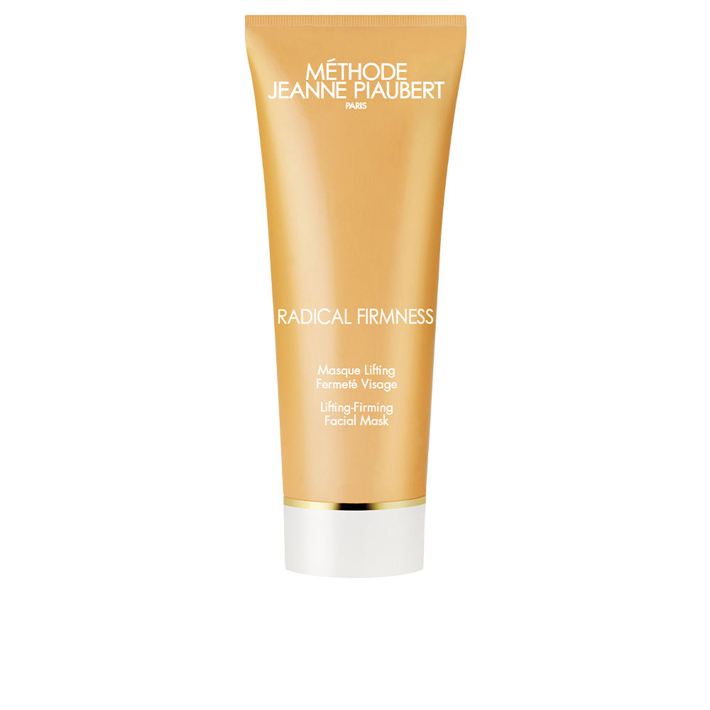 Jeanne Piaubert Radical Firmness lifting masque jar and texture on a neutral background
