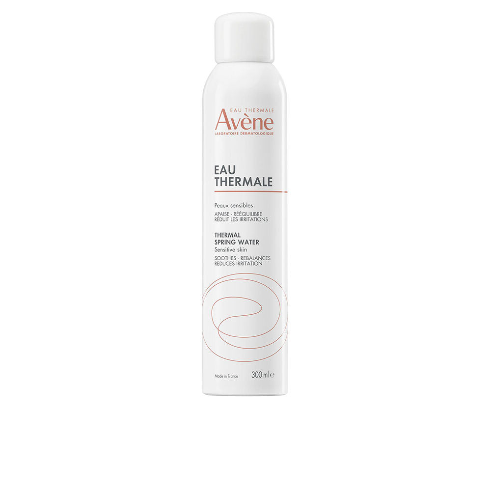 300 ml thermal spring water spray in white aerosol bottle, unisex skincare