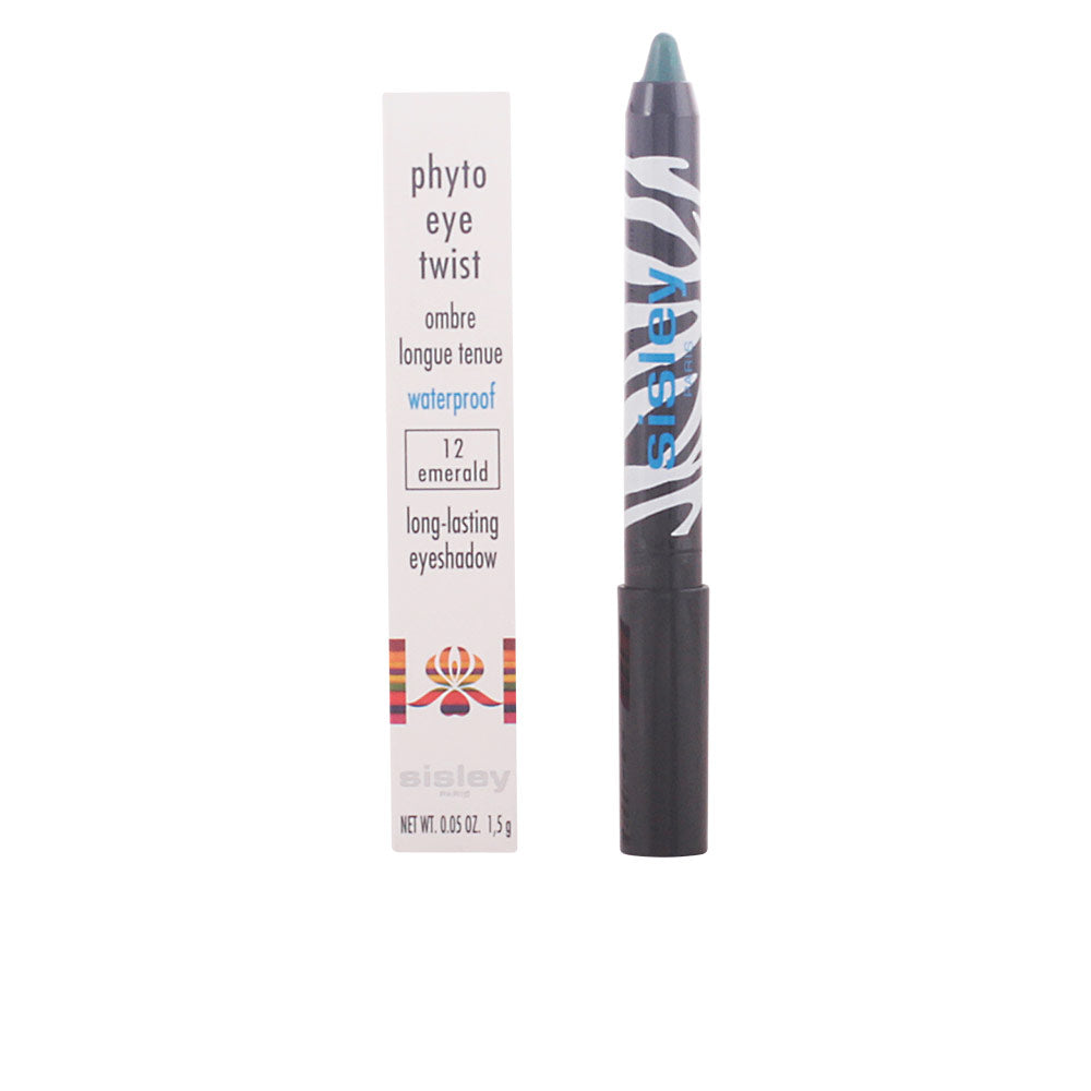 Emerald jumbo twist eye pencil with zebra patterned casing, cream tip, 1.5 g