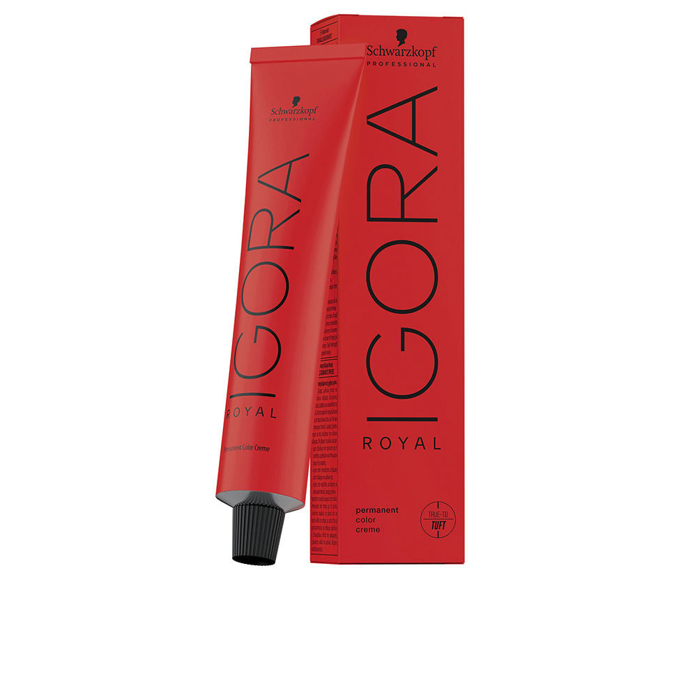 60 ml tube of dark brown permanent hair colour cream in clinical packaging