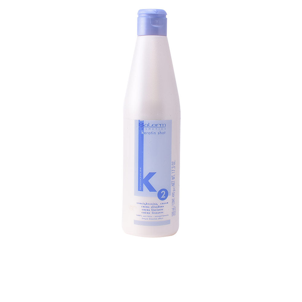 500 ml pump bottle of keratin smoothing cream for Unisex hair