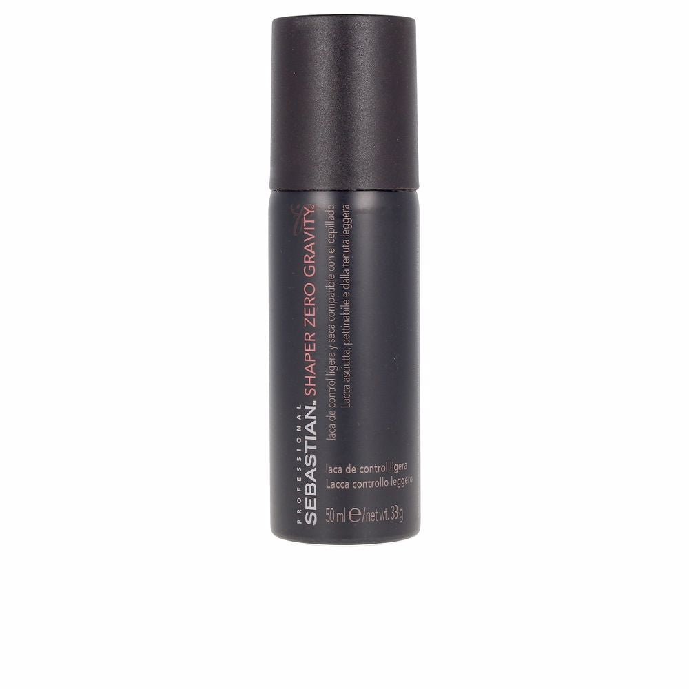Aerosol lightweight hair spray bottle, 50 ml, light-hold satin finish
