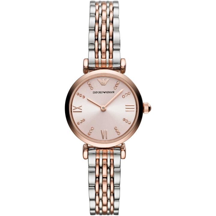 Emporio Armani Rose Gold Crystal Watch