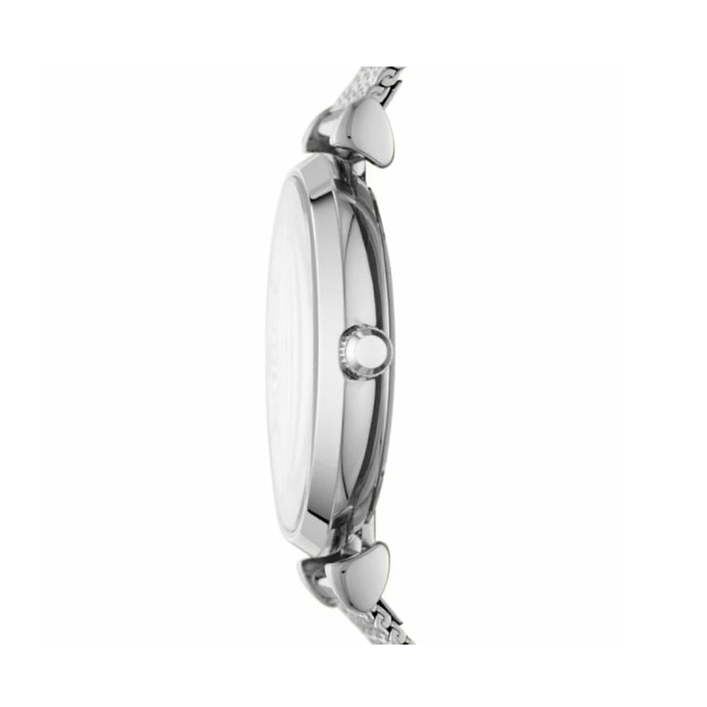 Emporio Armani Silver Mesh Analog Watch