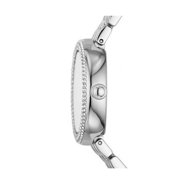Timeless Silver Elegance with Crystal Accents