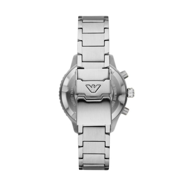 Emporio Armani Silver Chronograph Watch