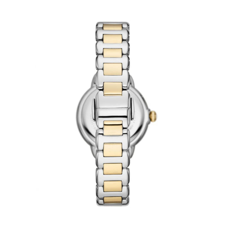 Emporio Armani Two-Tone Crystal Analog Watch