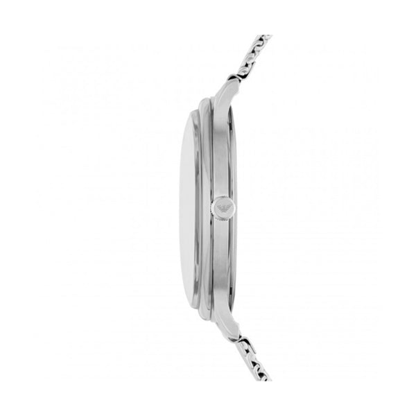 Emporio Armani Silver Green Mesh Watch