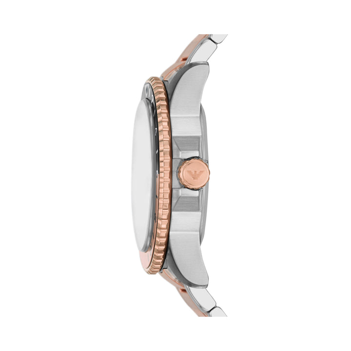 Two-Tone Rose Gold and Silver GMT Precision