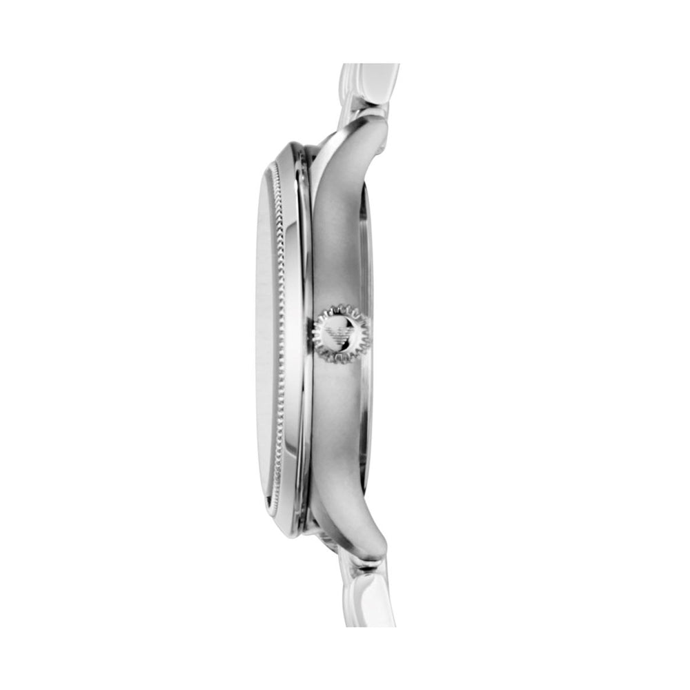 Emporio Armani Silver Mother of Pearl Watch