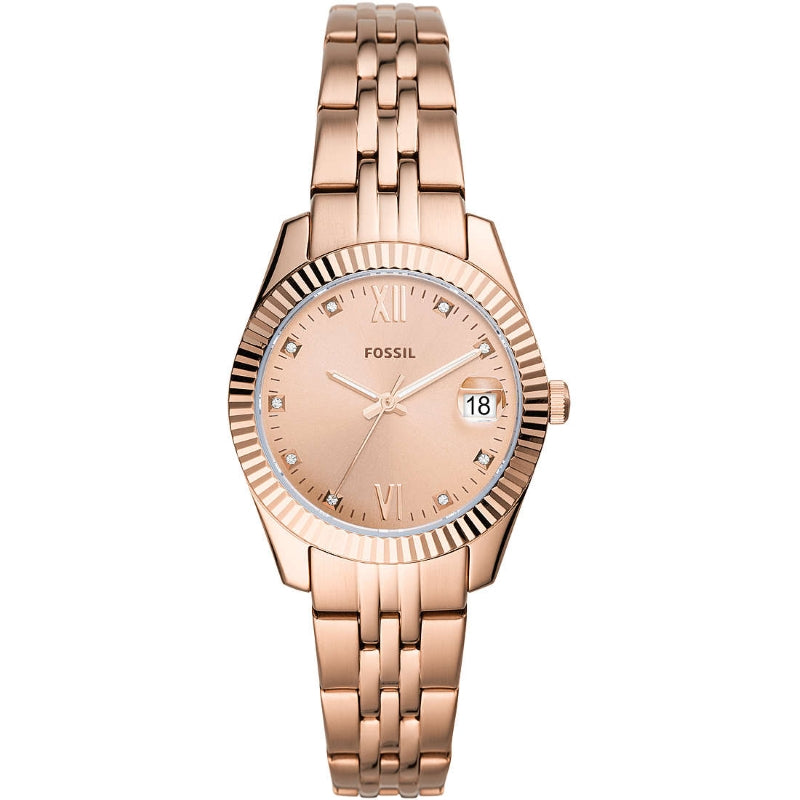 Timeless Rose Gold Elegance with Crystal Accents