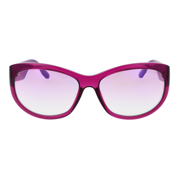 Pink and purple cat-eye sunglasses with gradient lenses and gold-accented embossed temples for Women