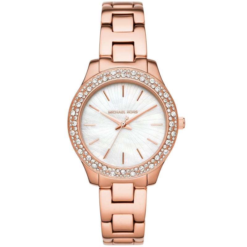 Michael Kors Rose Gold Crystal Watch