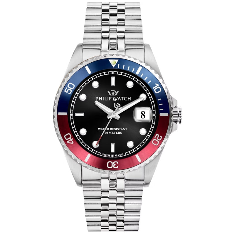Philip Watch Swiss Diver's Watch, Silver