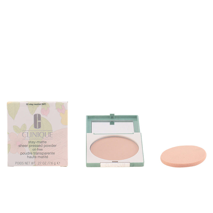 Compact of sheer matte mineral face powder, shade 03 Stay Beige, 7.6 g