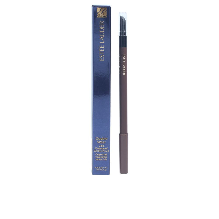 Dual-ended gel eye pencil in smoky grey, 1.2 g, with built-in smudger