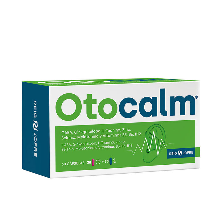 Forté Pharma Green, white, and blue cardboard rectangular supplement box with ear illustration and ingredient list