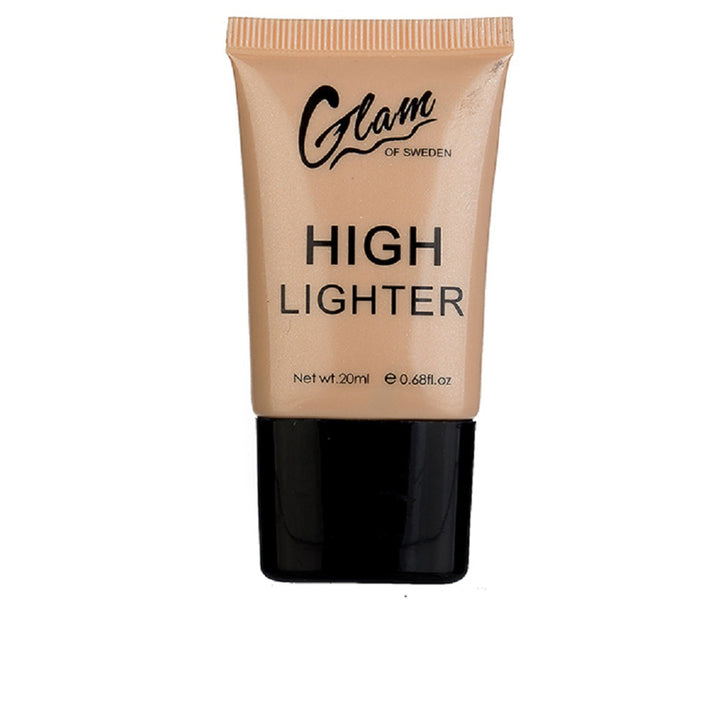 Small 20 ml bottle of champagne liquid highlighter, dewy sheen