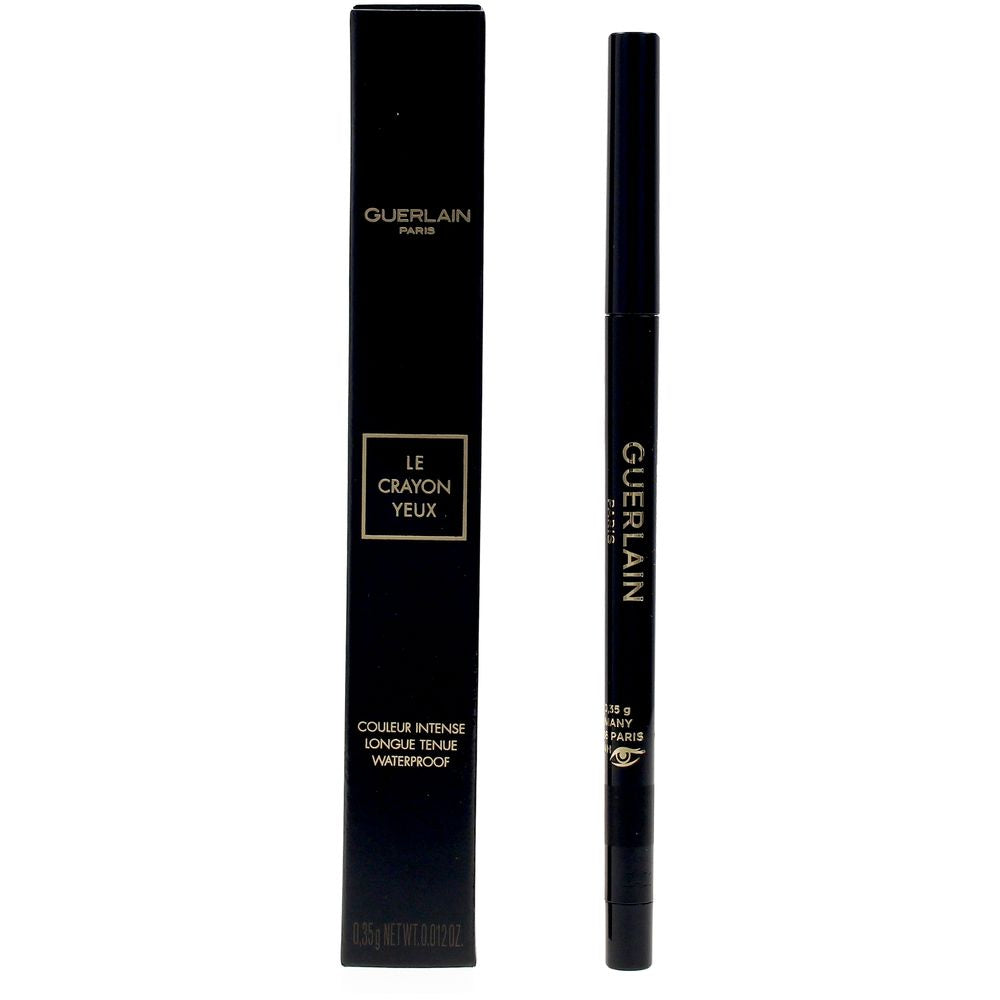 Retractable brown eye pencil with integrated sharpener, 3 g, water‑resistant
