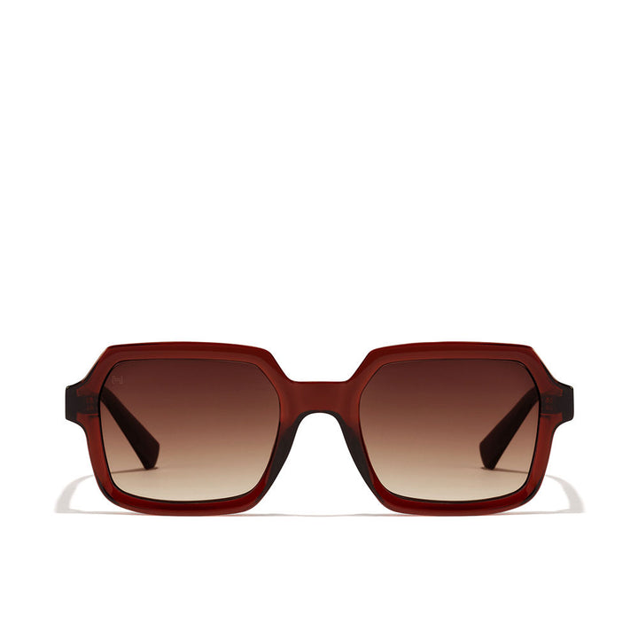 Black rectangular unisex shield sunglasses with continuous lens and slim Tritan Renew frame