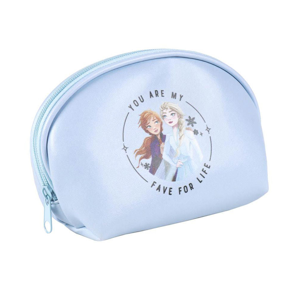 Coated canvas Minnie travel wash pouch, compact rectangular shape, zip closure