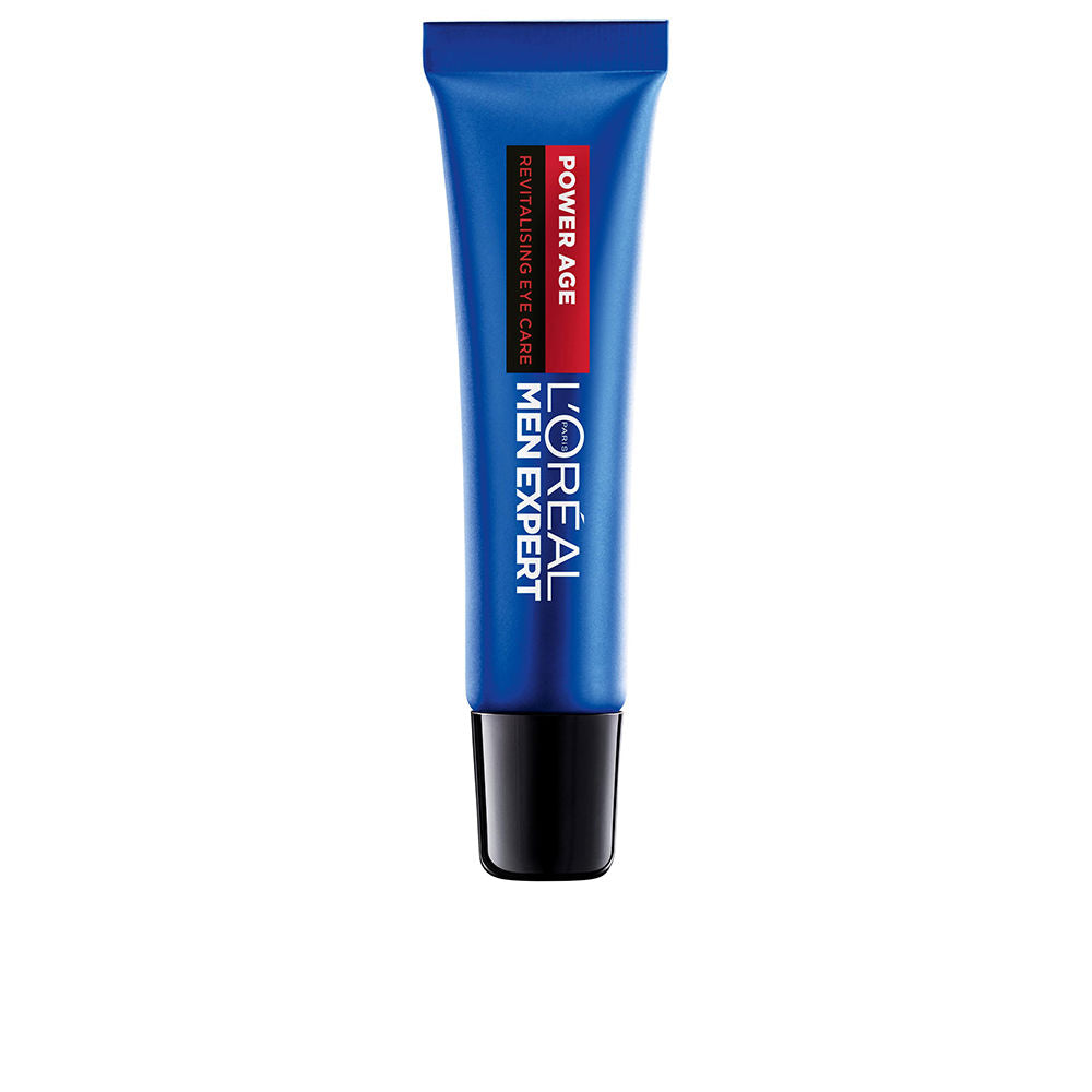 15 ml jar of hyaluronic revitalising eye cream for Man, lightweight cream texture