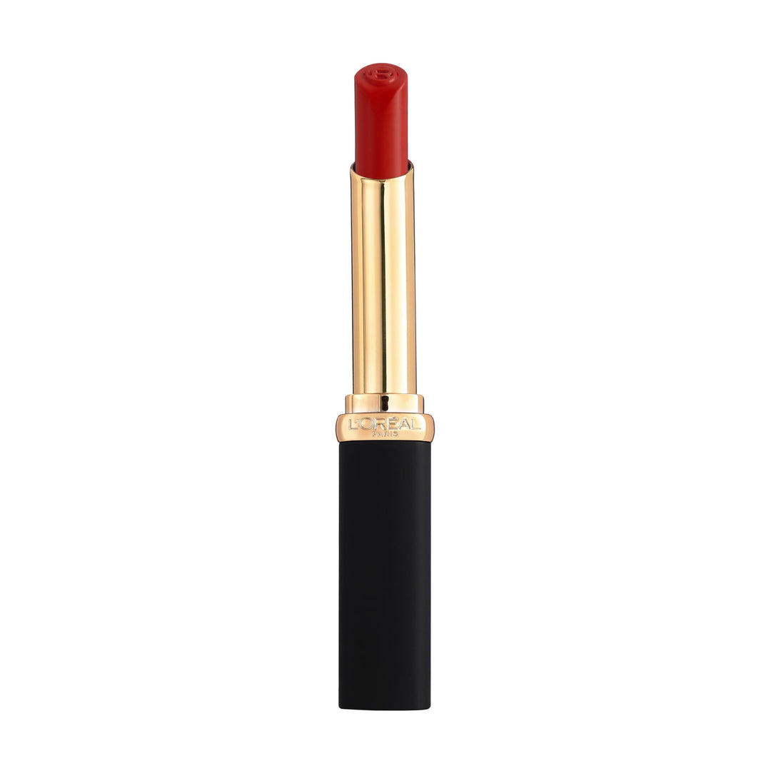 Brown powder-matte volumising lipstick tube, 26 g, Unisex