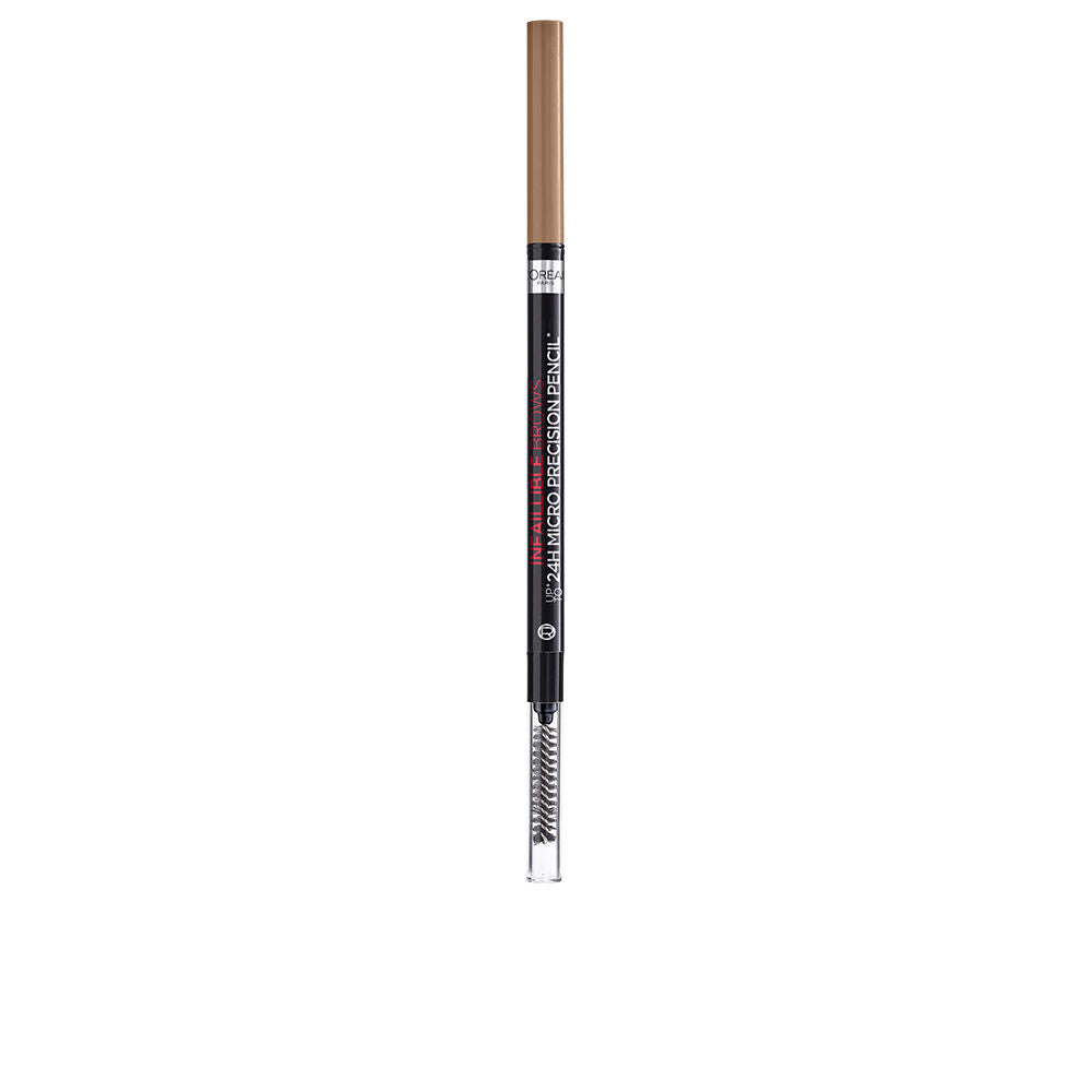 Slim auburn eyebrow pencil with extra-fine oval tip, 1 g compact pencil