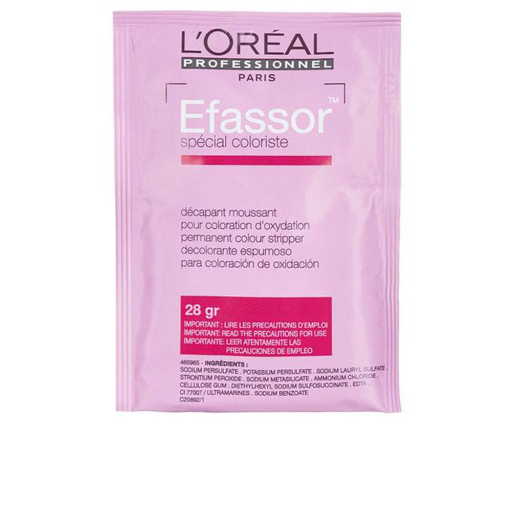L'Oréal Professionnel Paris Efassor Foaming Powder Colour Remover: sachet of 28 g foaming powder colour remover