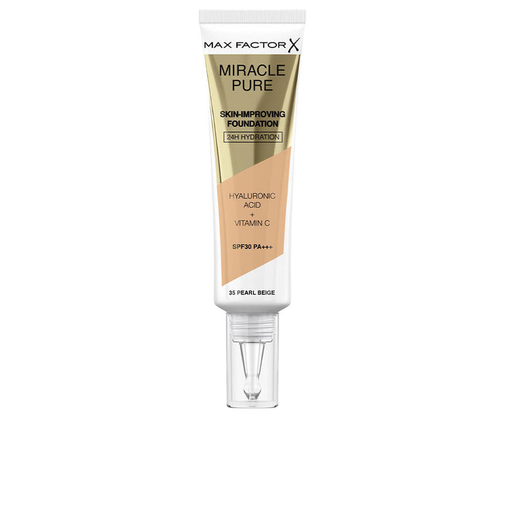30 ml medium bronze liquid foundation bottle, hydrating SPF 30, Unisex